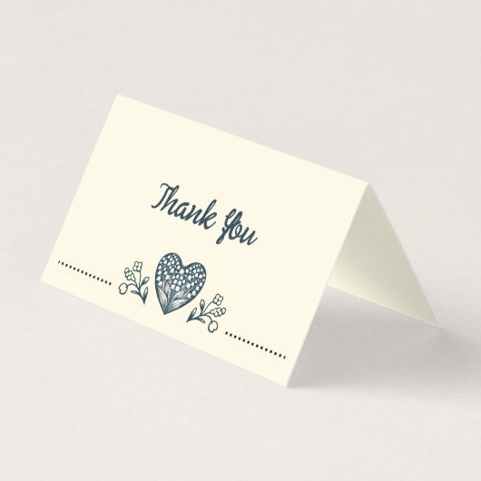 Ewige Blooms Hochzeit danke Ihnen Karten (Vorderseite)