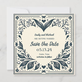 Ewige Blooms Save the Date Einladung