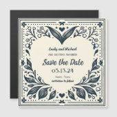 Ewige Blooms Save the Date Magnetkarte (Vorne/Hinten)