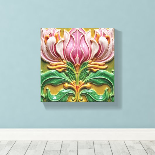 Ewige Blüte Leinwanddruck (Insitu (Holzboden))