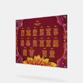 Ewige Blüten: Eine Feier der Liebe" Hochzeit Acrylschild (Winkel)