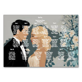 Ewige Blüten: Eine Feier der Liebe" Hochzeit Tischnummer