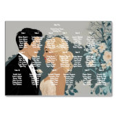 Ewige Blüten: Eine Feier der Liebe" Hochzeit Tischnummer (Vorderseite)