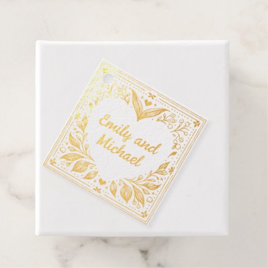 Ewige Blüten Geschenkanhänger (Mit Box)