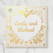 Ewige Blüten Geschenkanhänger (Vorderseite)