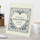 Ewige Blüten Sockelschild (In Situ)