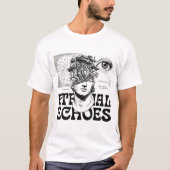 Ewige Echos Surrealer Collage T-Shirt (Vorderseite)