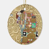 Ewige Eleganz: Eine Hommage an Klimts Erfüllung Keramik Ornament (Links)