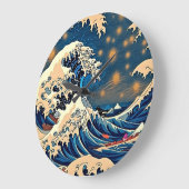 Ewige Eleganz: Groovy Retro Wave Große Wanduhr (Winkel)