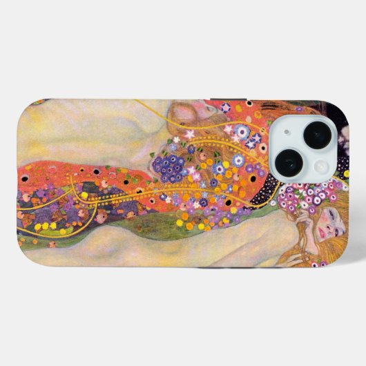 Ewige Eleganz: Gustav Klimts Wasserschlangen II Case-Mate iPhone Hülle (Rückseite (Horizontal))