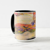 Ewige Eleganz: Gustav Klimts Wasserschlangen II Tasse (Vorderseite Links)
