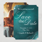 Ewige Eleganz: Save the Date (Vorne/Hinten)