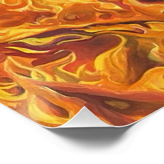 Ewige Equilibrium-Pferde-Zwillingsflame Kunst- Poster (Ecke)