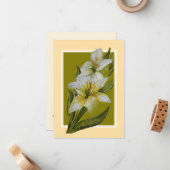 Ewige Erholung Mitteilungskarte (Vorderseite/Rückseite Beispiel)