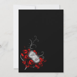 Ewige Erinnerungen Gothic Wedding Einladung