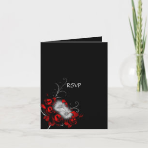 Ewige Erinnerungen Gothic Wedding RSVP Einladung