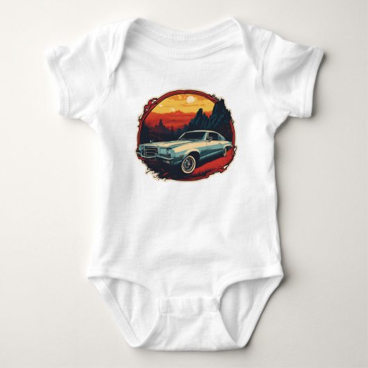 ewige Fahrt Baby Strampler (Vorderseite)