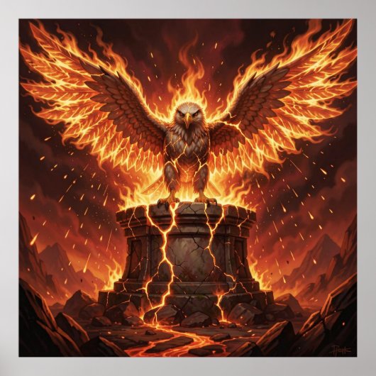 Ewige Flamme der Vorfahren Poster (Vorne)