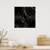 Ewige Flamme - künstlerische Intelligenz Poster (Küche)