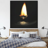 Ewige Flamme Leinwanddruck (Insitu (Schlafzimmer))