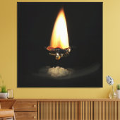 Ewige Flamme Leinwanddruck (Insitu (Wohnzimmer))