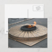 Ewige Flamme Postkarte (Vorne/Hinten)
