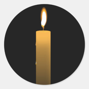 Ewige Flamme Runder Aufkleber