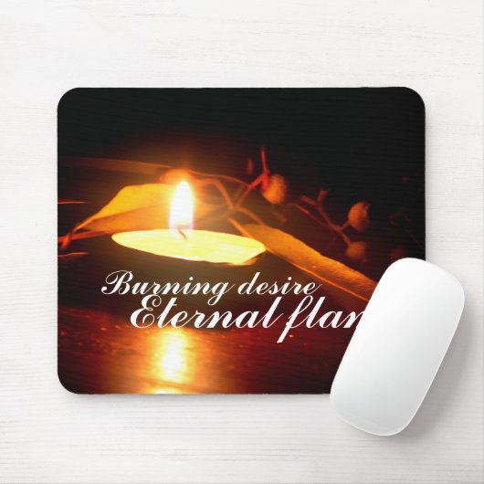 Ewige Flammenmousepad Mousepad (Mit Mouse)