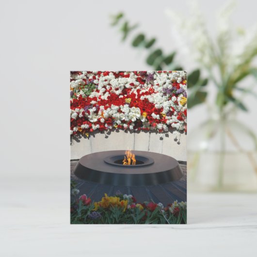 Ewige Flammenpostkarte Postkarte (Stehend Vorderseite)