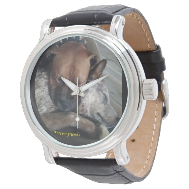 Ewige Freunde Armbanduhr (Schrägansicht)