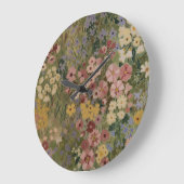 Ewige Frühlingsblüte Große Wanduhr (Winkel)