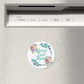 Ewige Frühlingsfarben und Blume Magnet (In Situ (Geschirrspüler))