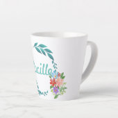Ewige Frühlingsfarben und Blume Milchtasse (Rechte Ecke)