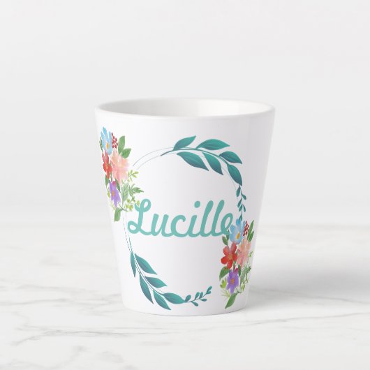 Ewige Frühlingsfarben und Blume Milchtasse (Vorderseite)