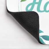 Ewige Frühlingsfarben und Blume Mousepad (Ecke)