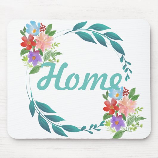 Ewige Frühlingsfarben und Blume Mousepad (Vorne)