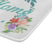 Ewige Frühlingsfarben und Blume Schneidebrett (Ecke)