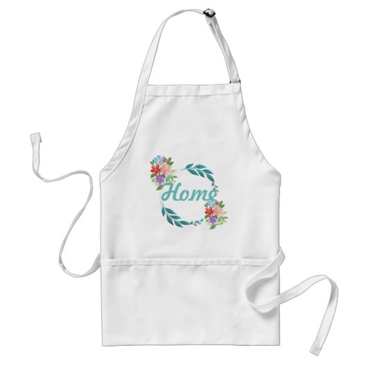 Ewige Frühlingsfarben und Blume Schürze (Vorne)