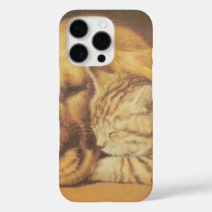 Ewige Gefährten Schöne Katze und kuschelnder Hun iPhone 16 Pro Hülle