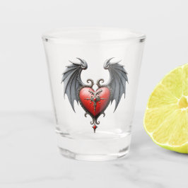 Ewige Gelübde unter Mitternachtsflügeln. Schnapsglas