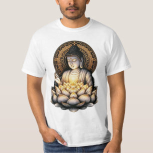 "Ewige Gnade: Buddha mit Sacred Lotus" T-Shirt