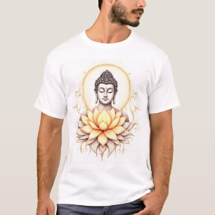 "Ewige Gnade: Buddha mit Sacred Lotus" T-Shirt