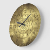 Ewige goldene Uhren, spiralförmige, große Uhr (Winkel)