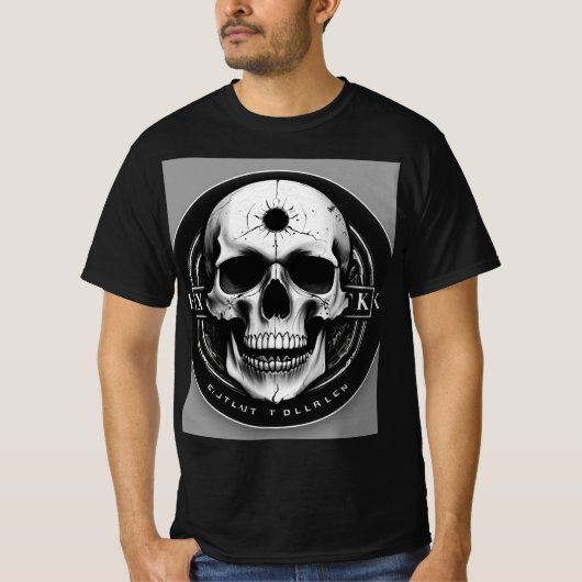 Ewige Guardian Skull Knochenkollektion T-Shirt (Vorderseite)