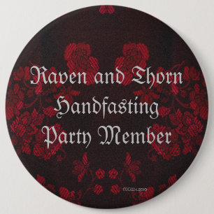 Ewige Handfasting/Hochzeits-Reihe Button