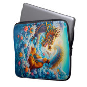 Ewige Harmonie: Segen des Drachen Laptopschutzhülle (Vorderseite Links)