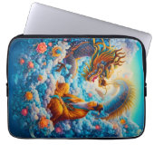Ewige Harmonie: Segen des Drachen Laptopschutzhülle (Vorderseite)