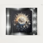 Ewige Harmonie von Sonne und Mond" Wandteppich (Vorderseite (Horizontal))