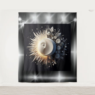 Ewige Harmonie von Sonne und Mond" Wandteppich