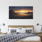 Ewige Horizonte Leinwanddruck (Insitu (Schlafzimmer))